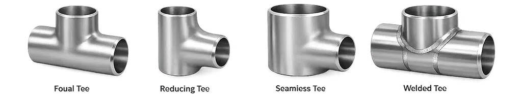 Different types of PIPE TEES 668 PIPE TEE