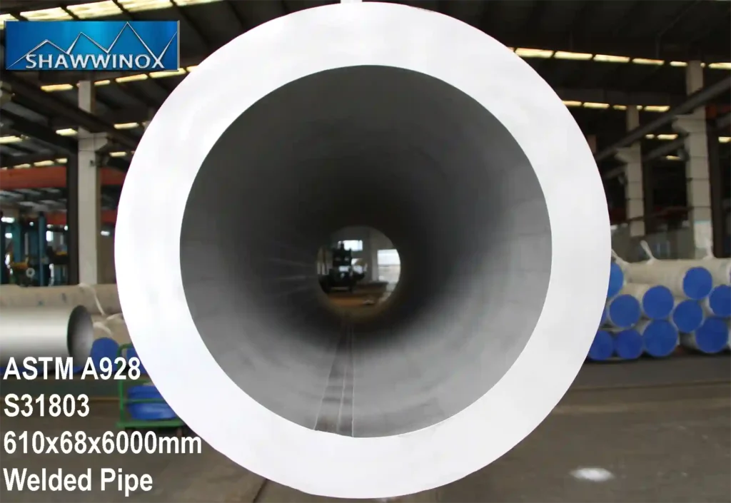 S31803 610x68MM Welded PIPE 66 2 1 Stainless Steel Welded Pipes