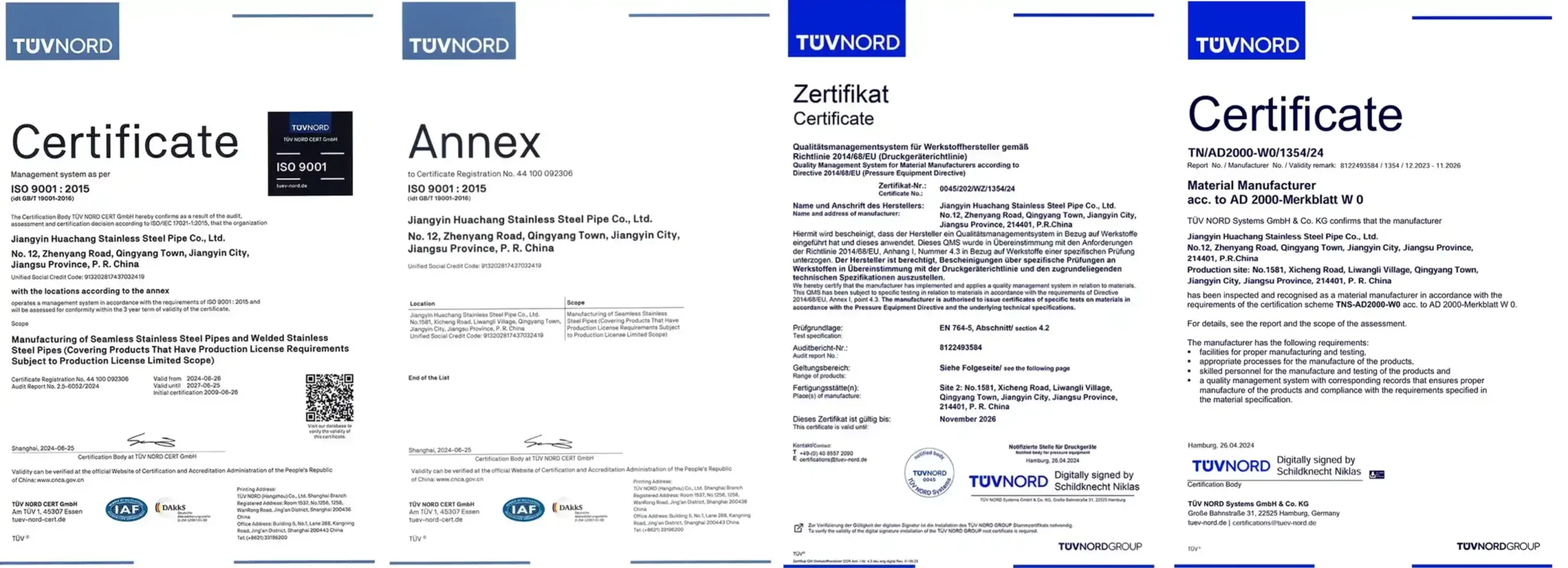 approved alloy material supplier