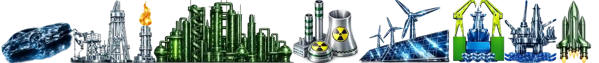 Project Industries application 应用 Engineered Alloy Materials Applications